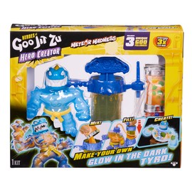 Heroes of Goo Jit Zu Hero Creator Tyro, With 3 Unique Goo Fillings, Mix, Fill & Create Your Own Stretchy Action Figure