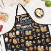 Baking Apron Baker Gift Baking Lover Gift Bake Because Punching