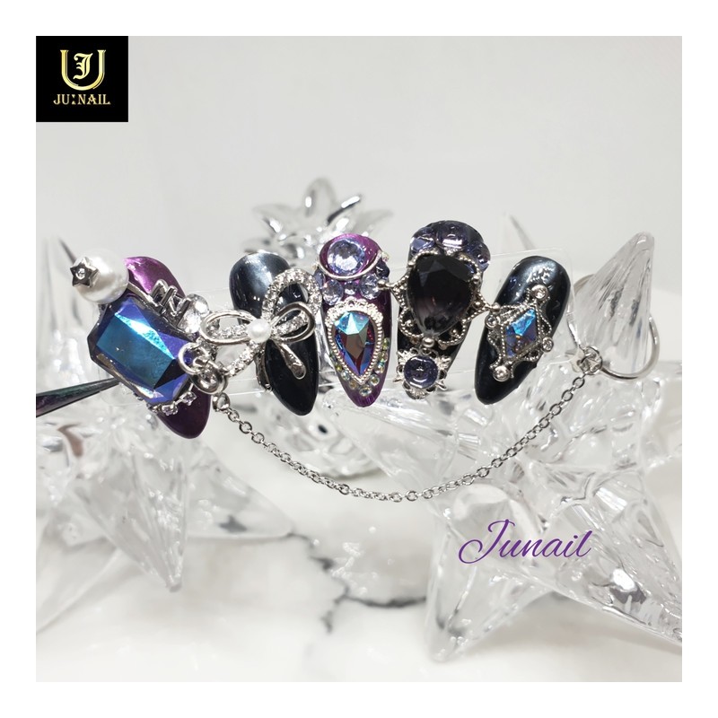 ❗Limited❗ Aurora handmade nail tips - Short Round Square /