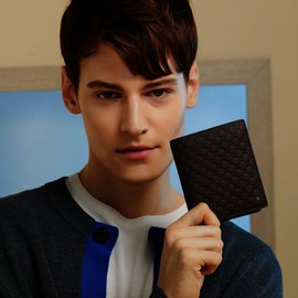 Daks (신세계강남점)DBWA3E367 LOUIS 브라운 DD경판로고 매트 가죽 중지갑 (DBW A3E367) LOUIS Brown DD Panel Logo Matte Leather Medium Wallet