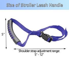 Baby Stroller Safety Wrist Strap - Anti-Lost Adjustable Wrist Leash for Pushchairs, Wagons, Shopping Carts, and Travel