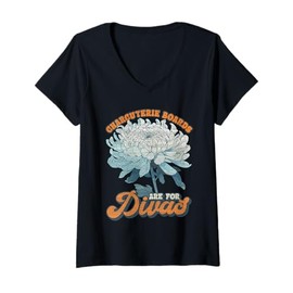Womens Charcuterie Boards Are for Divas V-Neck T-Shirt