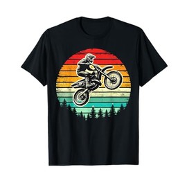 Dirt Bike Rider Vintage Motorcycle Motocross T-Shirt