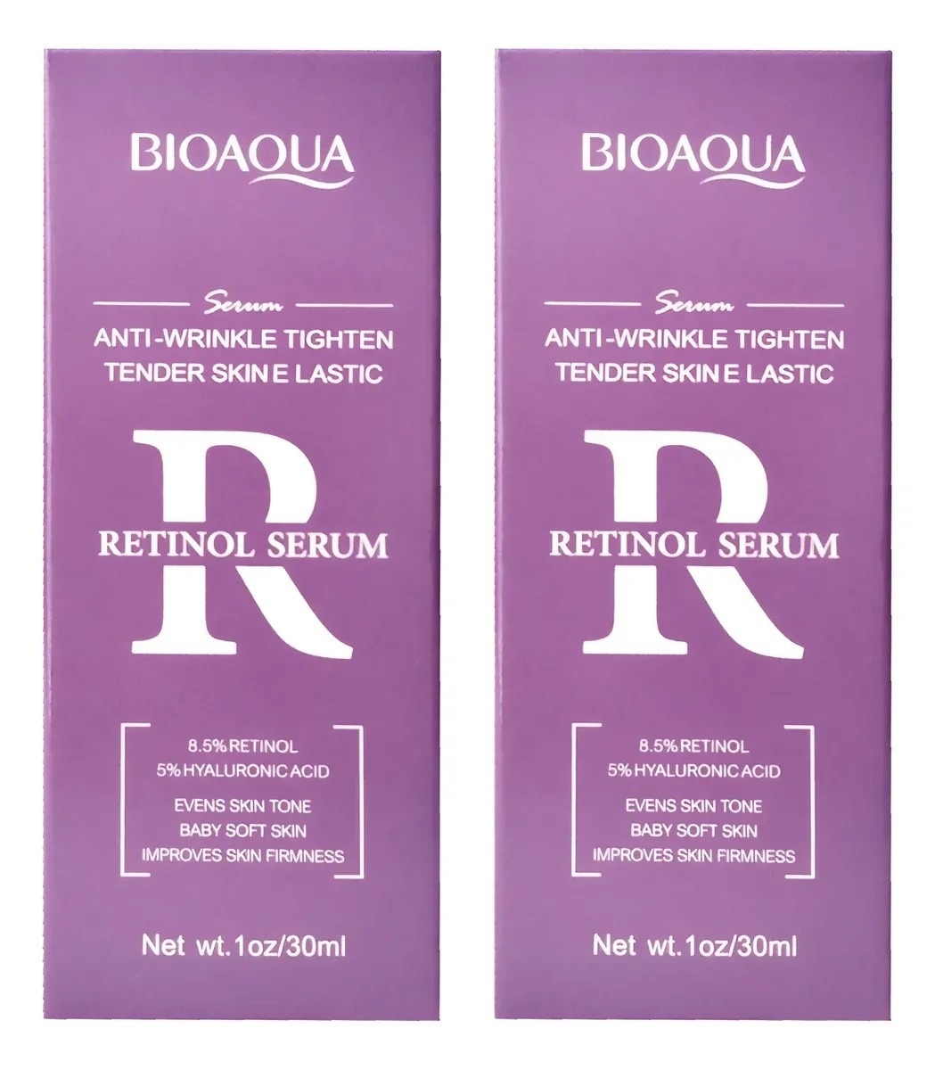 Bioaqua Serum Retinol Acido Hialuronico Antiarrugas 2pz 30ml