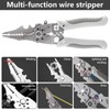 27 in 1 Multifunctional Wire Stripper, Crimper Cable Cutter Pliers,