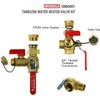 HYDRO MASTER Tankless Water Heater Service Valve Kit with Pressure