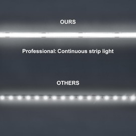 Long Life Lamp Company Cool White LED Tape Strip Light Continuous COB Illumination 5 Metres 24V 5COBSLCW with Transformer