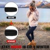 MOREFEEL 3 Pack Thermal Fleece Lined Leggings Women,High Waisted Tummy