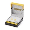 Peanuts 925 Sterling Silver Womens Woodstock Snoopy Enamel Stud Earrings