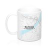 Hometown Bias Natchez, Mississippi MS Map Mug (11 oz)