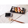 Miniru Pottery 009-729570 Lightweight Shogi Small Plate, Oil Droplets Tengoku,