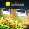 ROSHWEY Solar Lights Outdoor, 10 Pack 30 LED Fence Lights