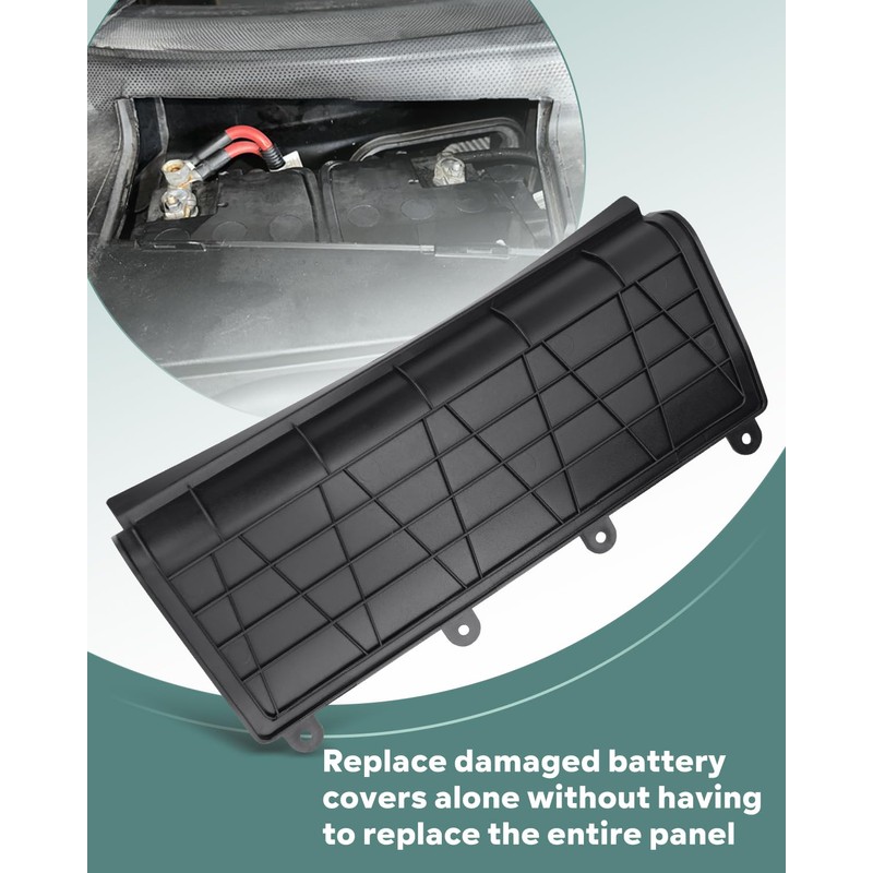 JUQAFY Battery Cover Fit for Mini Clubman R55/ Hatchback R56/