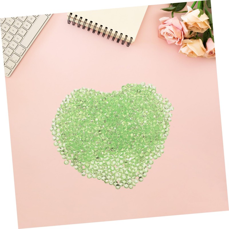 Levemolo 4.5mm Acrylic Tip Crystals 2000pcs Pack Crystal Accessories Craft