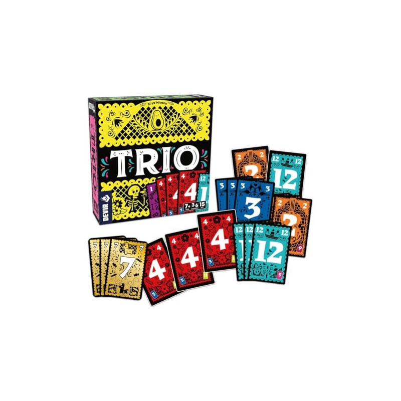 Devir Trio, Party Game, Cards, Game with Friends, Fast and