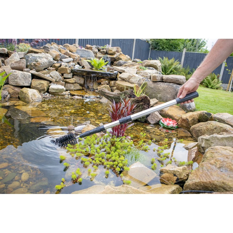 Water Garden Koi Fish Pond Cleaning Brush with 70" (1.7m)