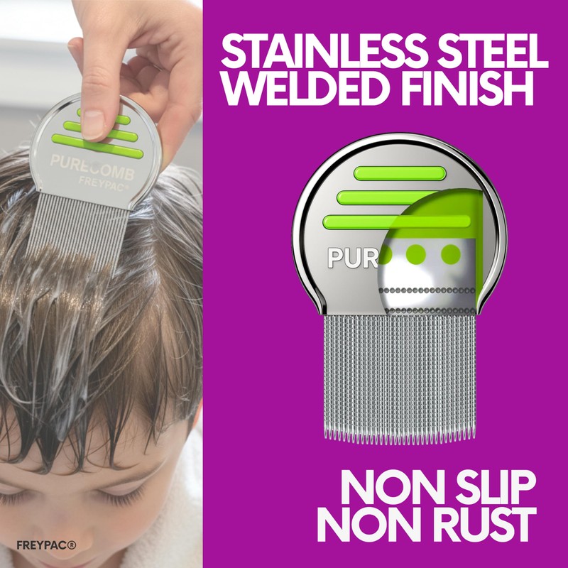 FREYPAC Purecomb Nit Kit with Shampoo and Conditioner for Headlice