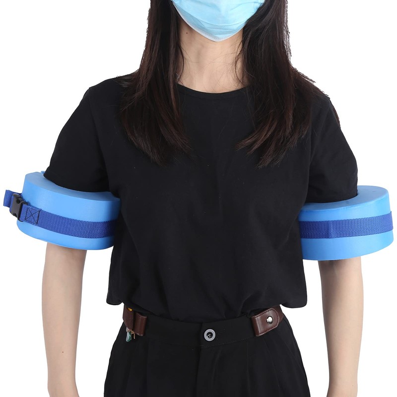 Swim Cuffs, 2pcs Lightweight Ankles Arms Belts Portable for Swim