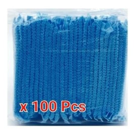 Cofia Gorro Cubrepelo Plisado Desechable Bolsa 100 Piezas