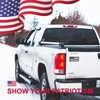 GRITKULTURE American Flag Perfect-Cut Super Magnet 2 Pack for Trucks,