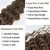 Ash Brown Braiding Hair Pre stretched Synthetic Boho Hair for