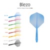BLEZO Darts Durable Dart Flights | Integrated Dart Flights with