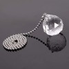 longsheng Clear Crystal Prism Drop Dazzling Crystal Ceiling Fan Pull