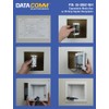 DATA COMM Electronics 45-0061-WH Recessed AV/HDMI Cable with Expandable Media