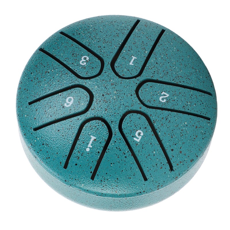 Mini Steel Tongue Drum 3 Inch 6 Notes Worry Free