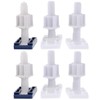 Kit Universal de 6 Tornillos para Asiento de Inodoro -