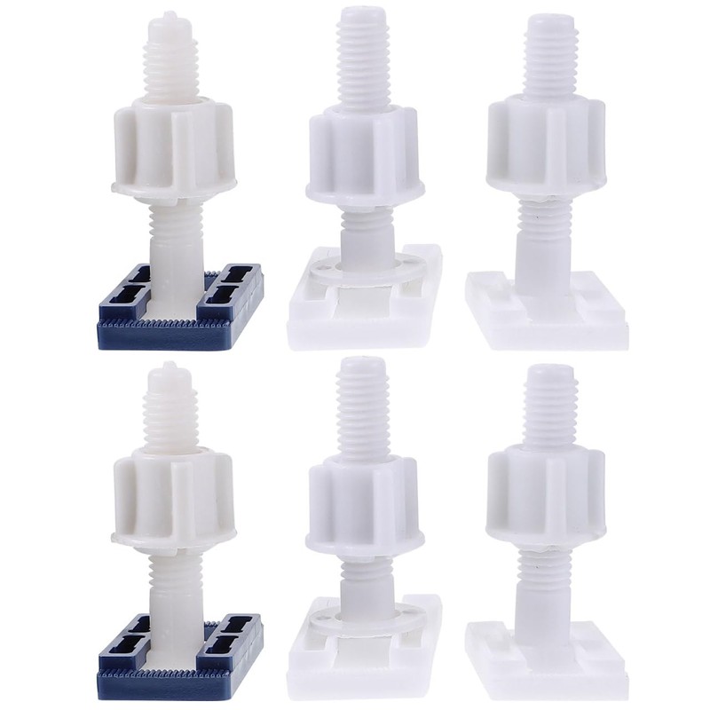 Kit Universal de 6 Tornillos para Asiento de Inodoro -