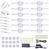 Puck Lights Under Cabinet Lighting,12V LED Dimmable Kitchen Counter Lights