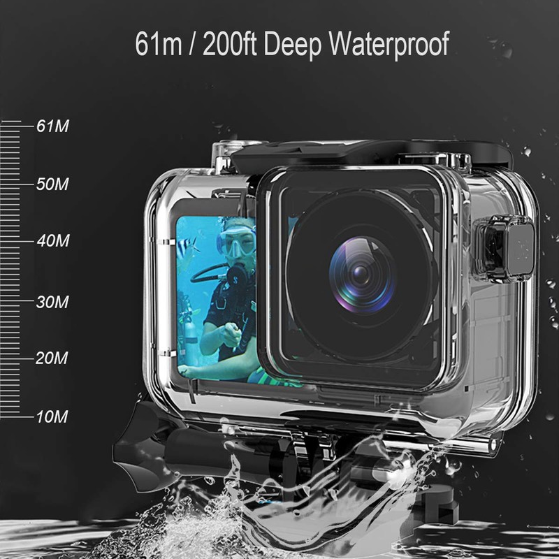 O'woda Waterproof Case + Floating Hand Grip Handle Underwater Diving