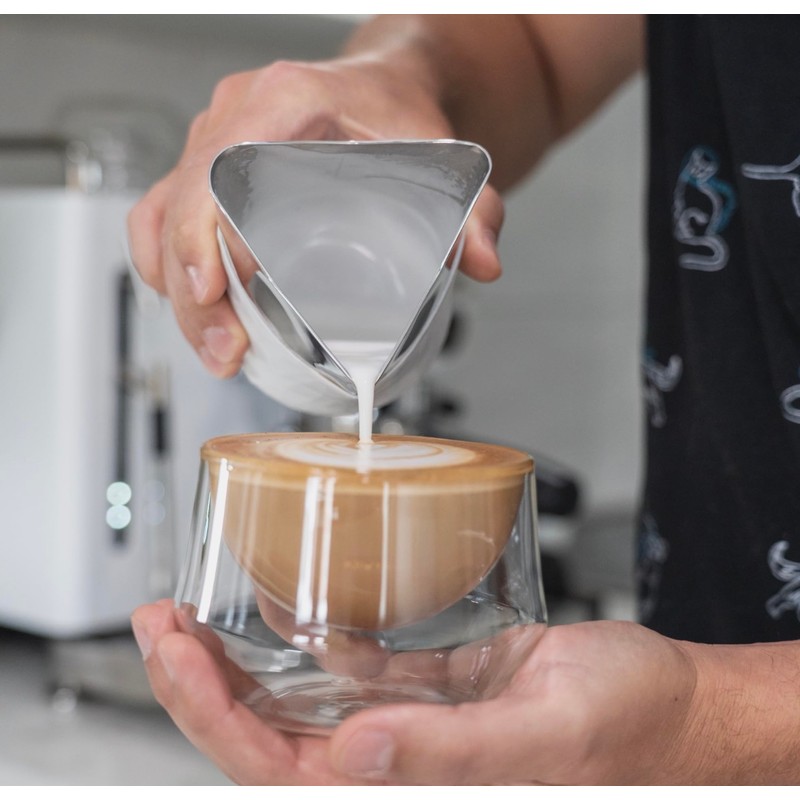 KRUVE Create Latte Art 3 Pour Jug 440ml Stainless Steel