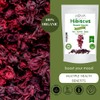 Kovafood Dried Red Hibiscus Flowers, Sorrel Leaves, Zobo Leaves I