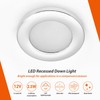 Dream Lighting 2.5W Interior LED Recessed Down Light-Warm White- Chrome-12V