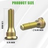 10L0L Golf Cart Serrated Shoulder Lug Stud