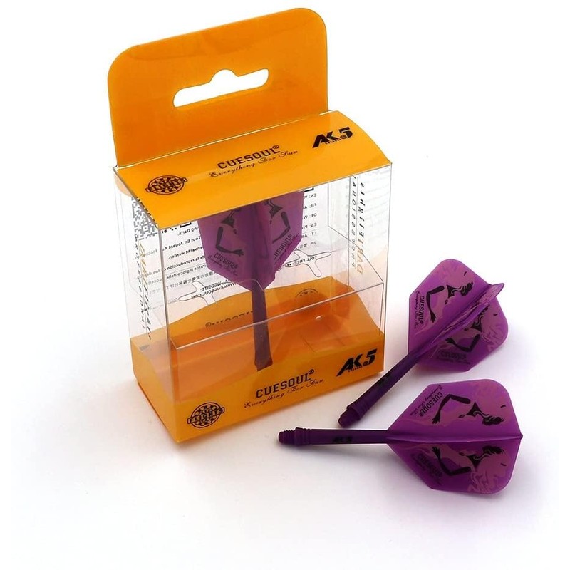 CUESOUL ROST Integrated Dart Flight and Shafts Big Wing Shape-21mm