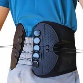 Lirasapo Waist Supporter Corset Belt [Planned and Sold by Physical Therapists] Genuine Product Posture Pelvic Support for Men and Women (M)