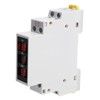 Digital Display Energy Meter Din Rail Mounted Volts Amps Hertz