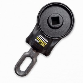 Machine Round with Screws (Black)