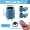 4 PCS Rubber Ferrules for Zimmer Frames 28MM / 1.1inch