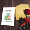 Nchigedy Frog Pun Valentines Day Card, Funny Toad Valentine's Day