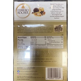 Ferrero Rocher Fine Hazelnut Chocolates 21.2 oz 48 Pieces - Gift Box NEW