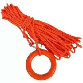 Active Island a528 Lifesaving Rope Float Ring Floats on Water Fishing 0.3 inch (8 mm) Multi-purpose Swimming Pool (Reflective, 66.5 ft (20 m)