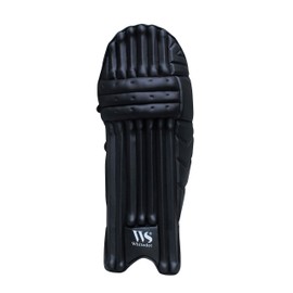 Whitedot Dot 2.1 Leather Cricket Batting Pad with Gloves, Mens, Right Hand, Black