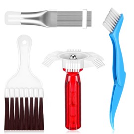 SupRovare 4 Pieces Slat Comb Dryer, Condenser Comb Dryer, Condenser Cleaning Comb, Air Conditioning Slats Comb, for Cleaning Air Conditioners, Refrigerators, Evaporators, Condensers