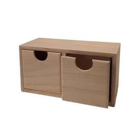 Pandecor Comarco Sa Wooden Chest of Drawers with 2 Drawers 16 x 8 cm