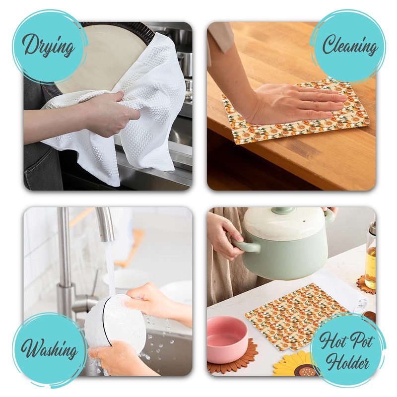 JXGZSO Aperol Spritz Kitchen Towel Cocktail Bar Gift Aperol Spritz