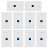 YUPVM 10 Pieces Ethernet Wall Outlet Plate Cat6 RJ45 Wall